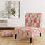 Upholstered Tropical Accent Slipper Chair C-679048056