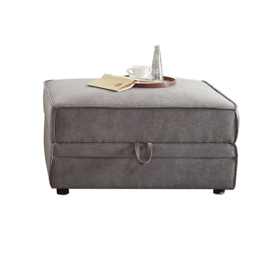 Raybourne Velvet Ottoman