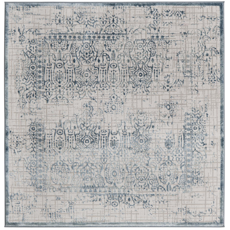 Glencoe Oriental Indoor Rug, Square 5'3"
