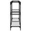 Console Table With Glass Top Steel-588766931-588766930