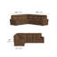 Canapé modulaire 5 places avec console Windsor-120432221