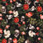 Crâne et floral, impression sur toile tendue-20191879-72682182-72682183