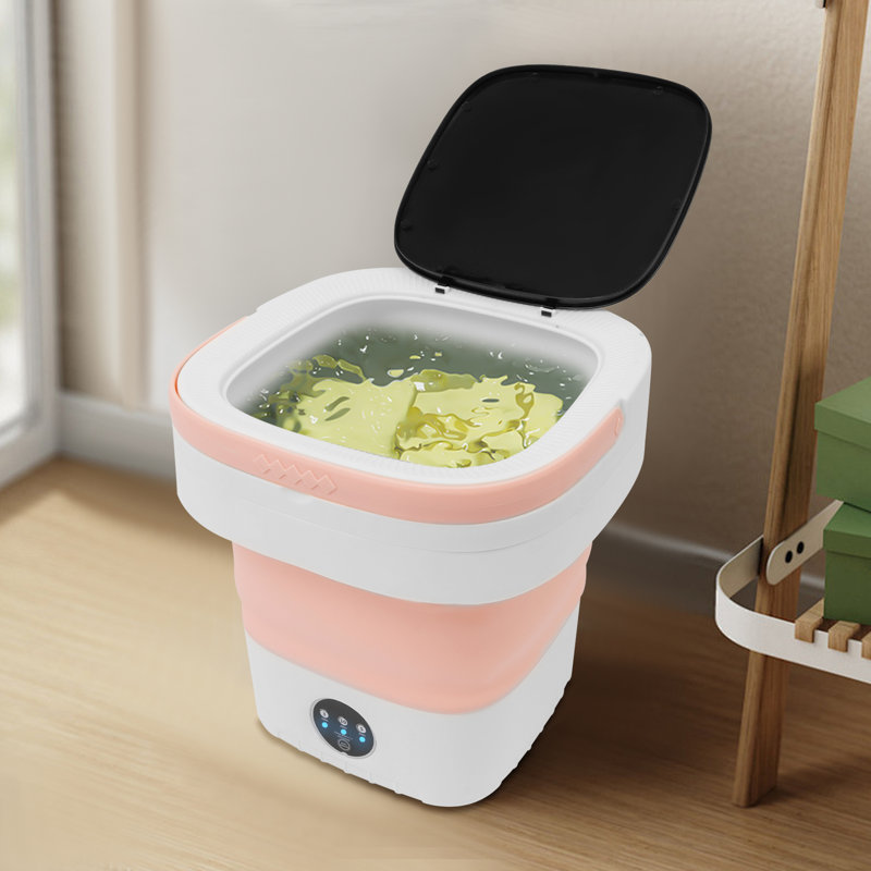 YYBSH 12L/12.68qt Portable Washer & Dryer Combo, Pink