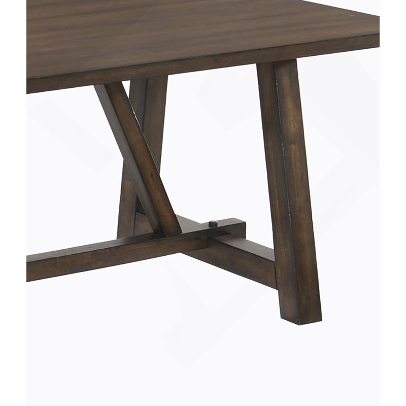 Dark Oak Finish Dining Table