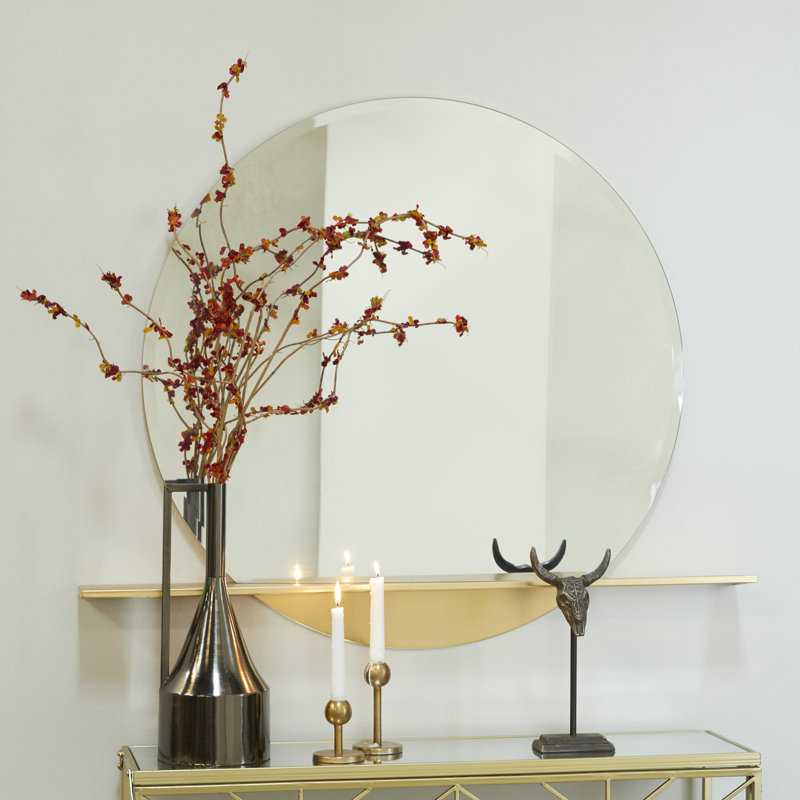 Falco Mirror with Shelves, 36" x 43.8"
