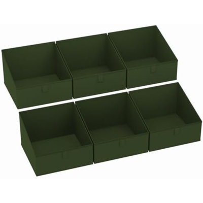 Closet Storage Bins 6 Pack - Fabric Trapezoid Closet Organizer Bin, Foldable Storage Baskets For Shelves, Closet Shelf Organizer, Clothing Storage Box
