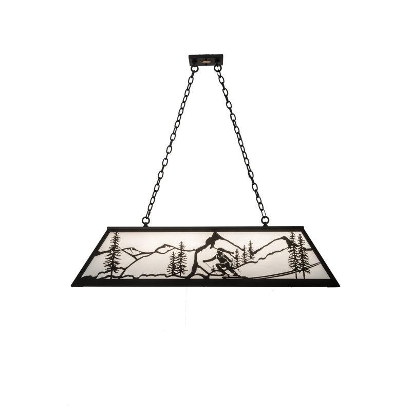 Luminaire suspendu oblong 48 po Old Forge