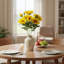 Buisson de tournesol artificiel, paquet de 4 - fausses fleurs jaunes 9 tiges chacune - H 18,9 po Home Decor-143764947
