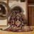 Machine Washable Persian Brown Area Rug-612631682