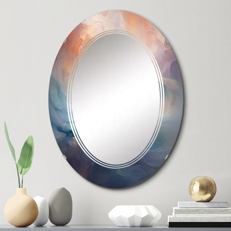 Dayston - Miroir mural portrait ovale, 30 po x 20 po