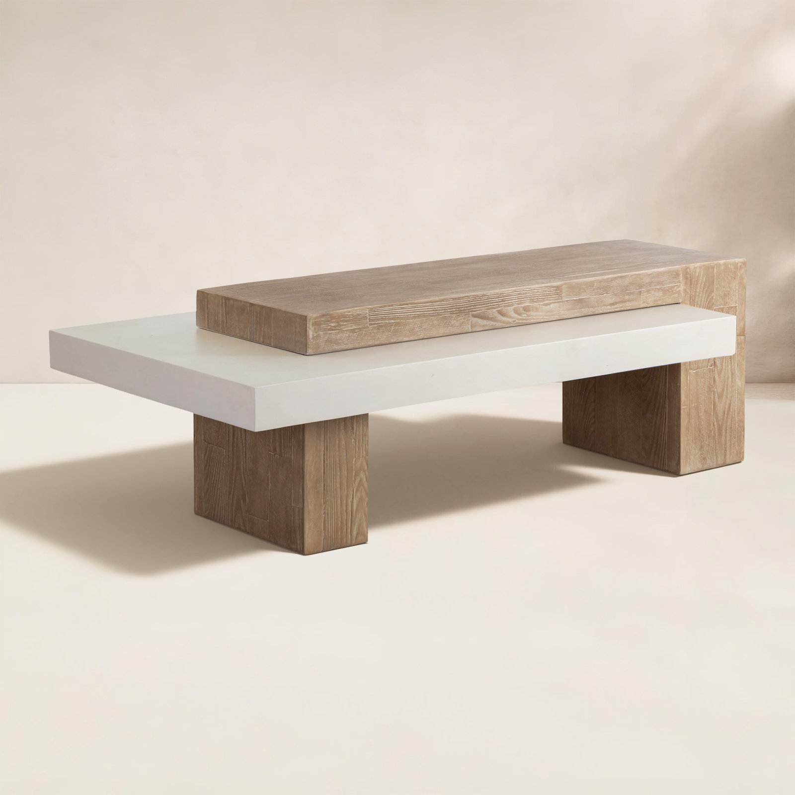 Fitzgerald 28'' Concrete Outdoor Coffee Table