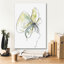 «Citron Modern Botanical» par Jan Weiss, art mural sur toile-101600590