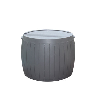 2 ft. W x 4 ft. D Metal Garbage Shed