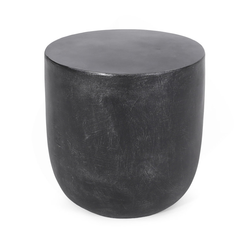 Outdoor Lightweight Concrete Side Table