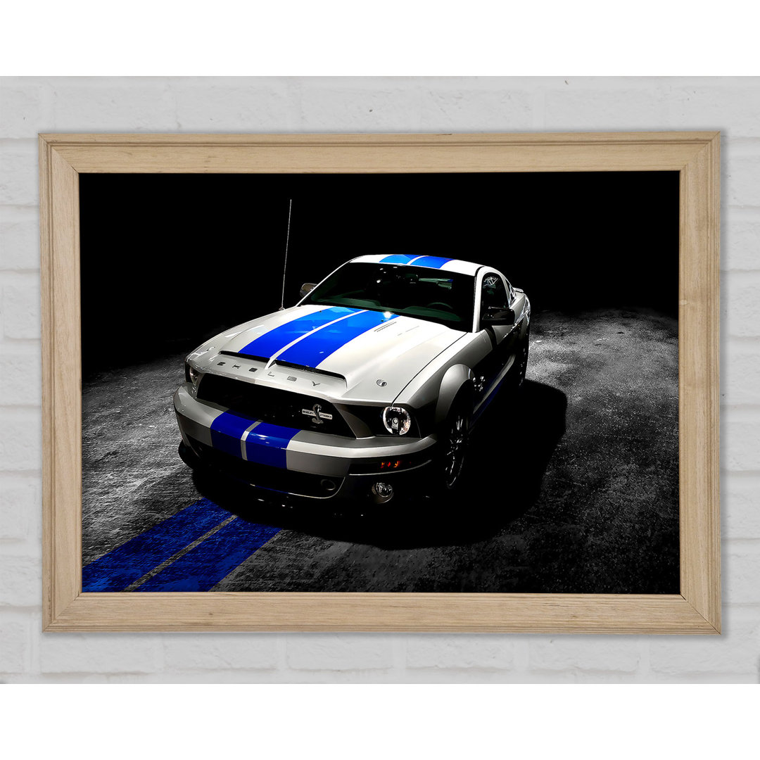 Ford Mustang Shelby GT 500 Gerahmter Druck