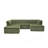 135 Inch U-Shaped Modular Sectional Sofa-1720901137