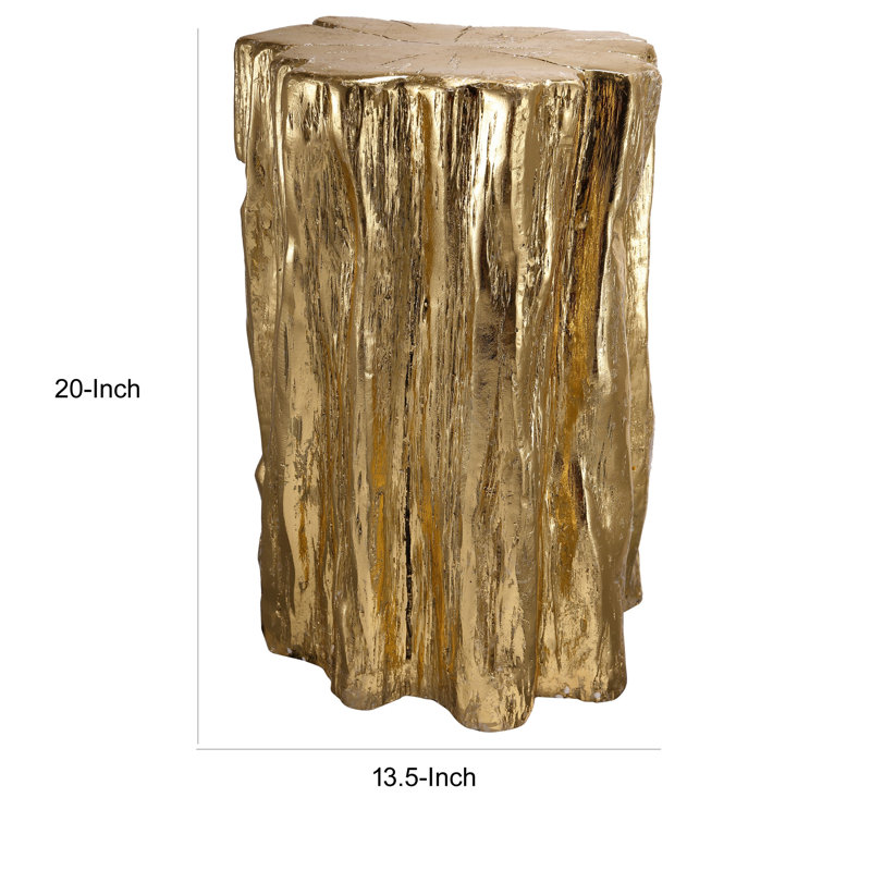 Emilyn End Table, Gold