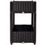 Lit à fleurs surélevé élégant - 15,7 po x 15,7 po x 27,7 po, brun, pour diverses plantes-2042217468-2042217470