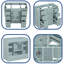 Base de meuble-lavabo simple 35,5 po seulement