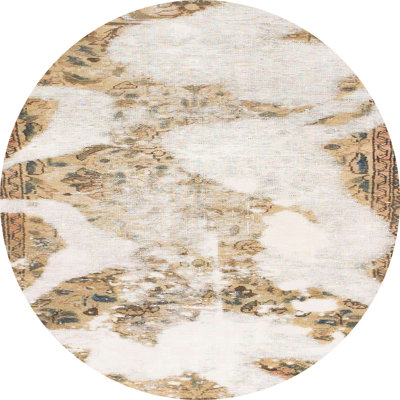 Tapis décoratif multicolore à motif abstrait