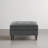 Upholstered Gray Square Tufted Corduroy Flip-Tray Top Storage Ottoman, Single Ottoman Modular Part For Sectional Sofa-1061832497