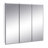 Bathroom Medicine Cabinet, Wall Mounted, Mirror, Clear Gloss-1778163867