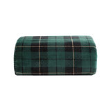 Eddie Bauer Capitol Hill Reversible Green Ultra Soft Plush Throw Blanket