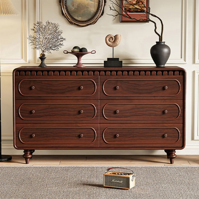 Armoire d'appoint en bois manufacturé brun rougeâtre