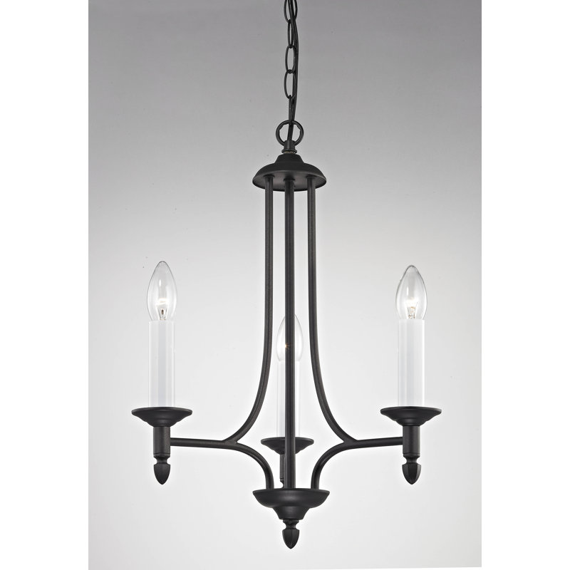 Woodcliff 3 - Light Candle Style Chandelier
