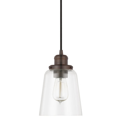 Luminaire suspendu 1 lumière à une cloche