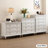 White Solid + Manufactured Wood Accent Cabinet-1894397198