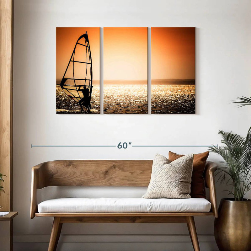 Sireci Windsurfer Sunset, 28" H x 45" W