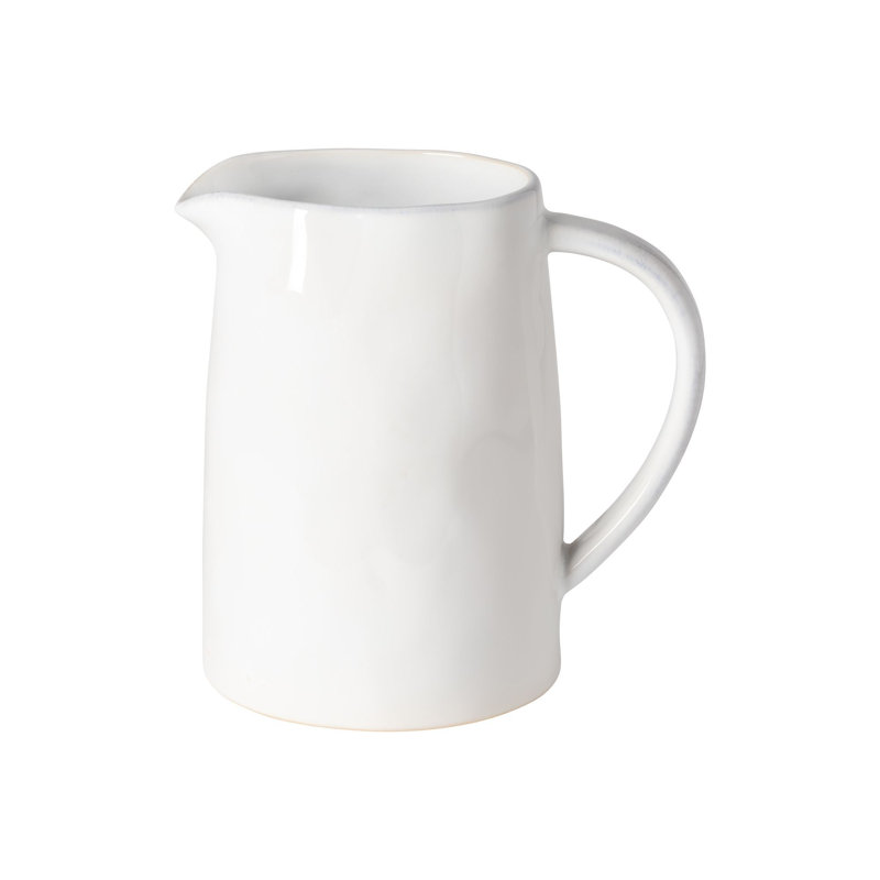 Livia 74oz. Pitcher, White