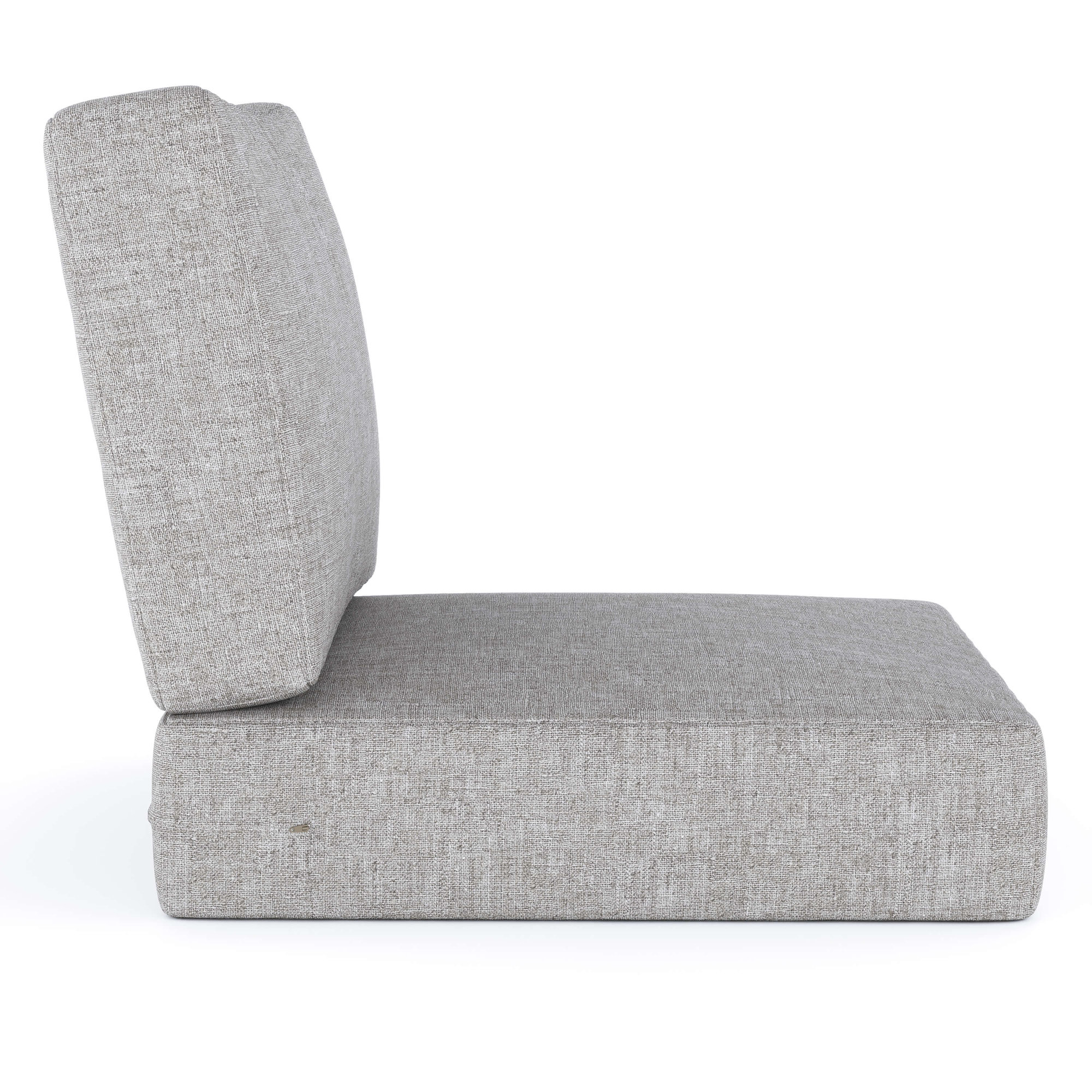 Lani Outdoor Sunbrella Seat/Back Cushion, Canvas Granite Sunbrella® Canvas