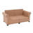 Outdoor Rattan Patio Loveseat With Cushions