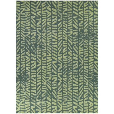 Tapis intérieur / extérieur abstrait moderne Lavon