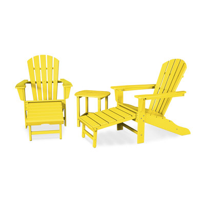 POLYWOOD Palm Coast Ultimate Adirondack 3-Piece Set