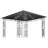 Caringorm Gazebo With Mosquito Net&LED String Lights 3X3x2.73-63857186