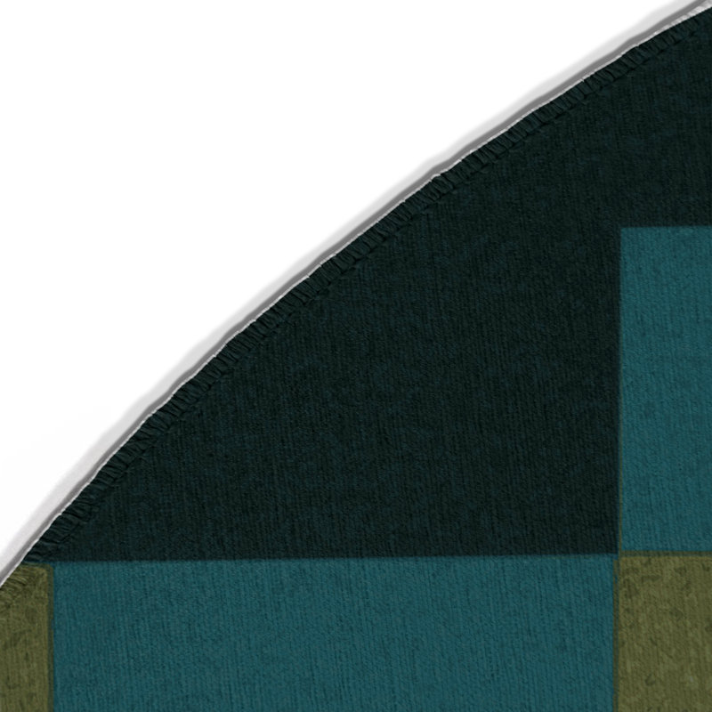Matrix Meadows Indoor And Outdoor Area Rug, Round 5'