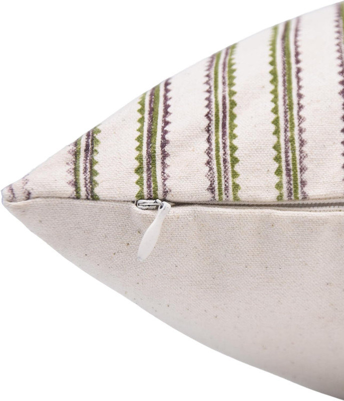  Housse de coussin en coton Floral, 24 po x 24 po