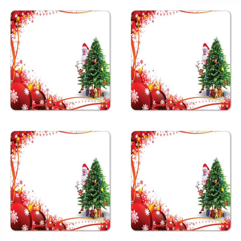 Sous-verre-père noël