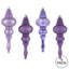 3'' Solid Colour Shatterproof Finial Ornament
