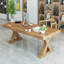 Grande table de bureau moderne tout en bois massif-1539540646