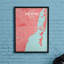 Miami City Map - impression d'art graphique-31736417