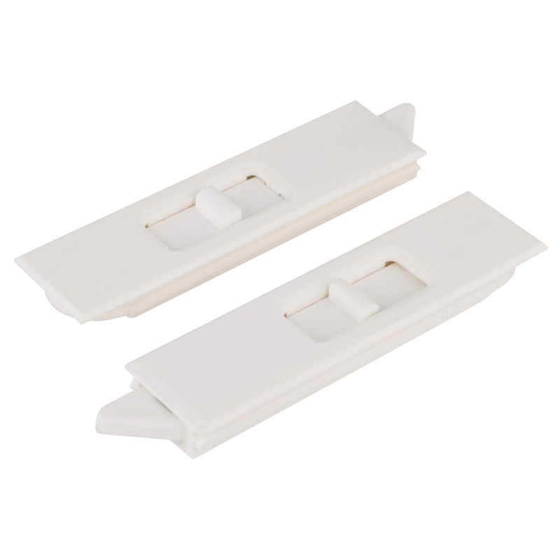 White SnaP-In Tilt Latch Set