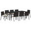 Eliezel 8 - Person Patio Dining Set with Rectangular Table-1852405367