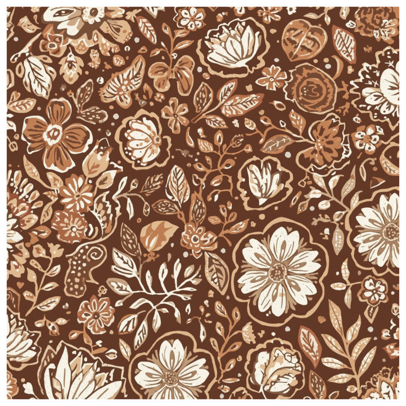 Floral Botanical Pattern Comforter, Queen
