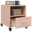 Quinette 36cm W Steel Bedside Table-108085469