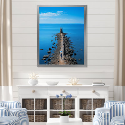 «Coastal Seaside Stroll I» sur toile