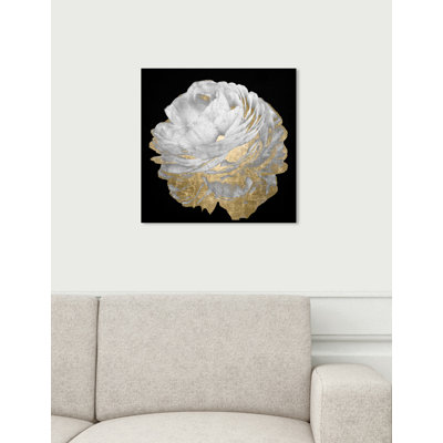 Oliver " Floral And Botanical Gold And Light Floral, Glam Black " by Oliver Gal